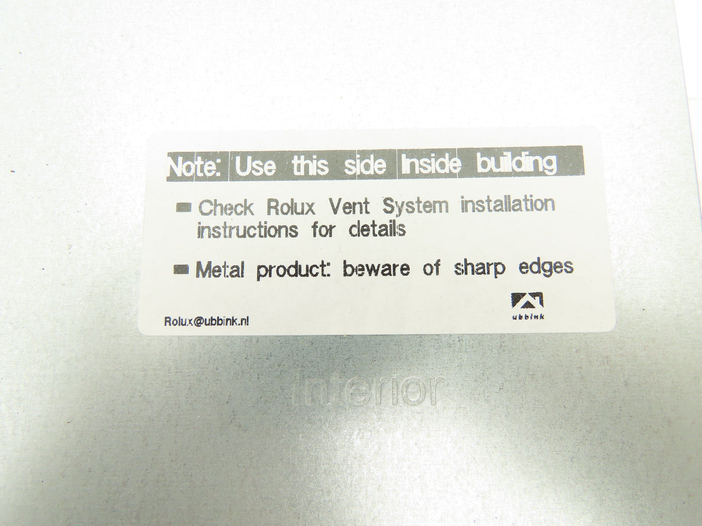 Ubbink 224045 Rinnai Wall Thimble Tankless Water Heater Concentric Lot of 2