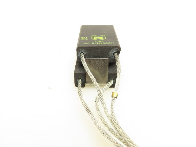 National 36A161403AAX26 Carbon Motor Brushes 2 Wafers 1x1-1/2x2-1/4" Lot of 4