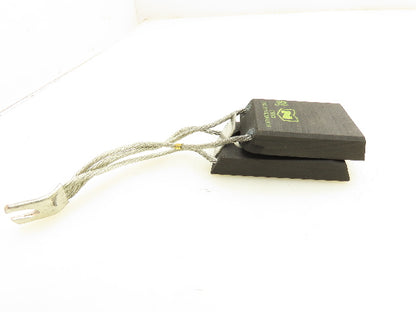 National 36A161403AAX26 Carbon Motor Brushes 2 Wafers 1x1-1/2x2-1/4" Lot of 4