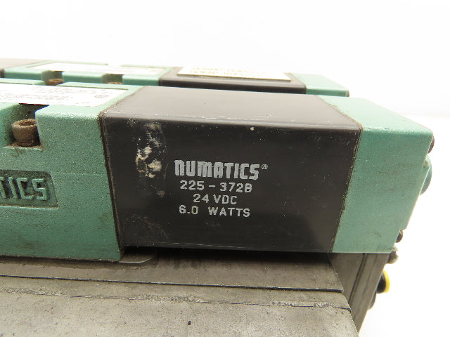 Numatics 152SS400M000061 Flexiblok 2-Staion Manifold 24VDC Solenoid Valves