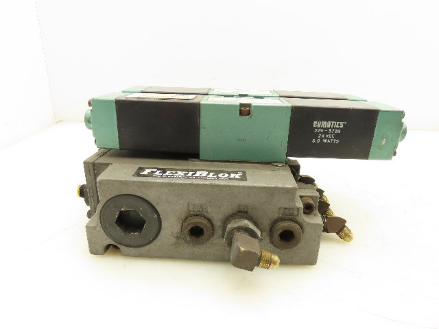 Numatics 152SS400M000061 Flexiblok 2-Staion Manifold 24VDC Solenoid Valves
