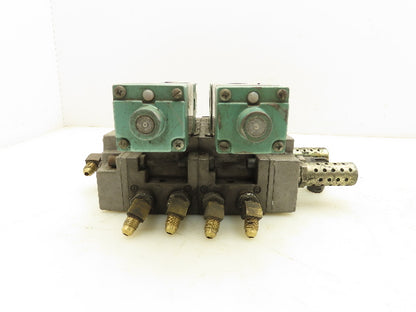 Numatics 152SS400M000061 Flexiblok 2-Staion Manifold 24VDC Solenoid Valves