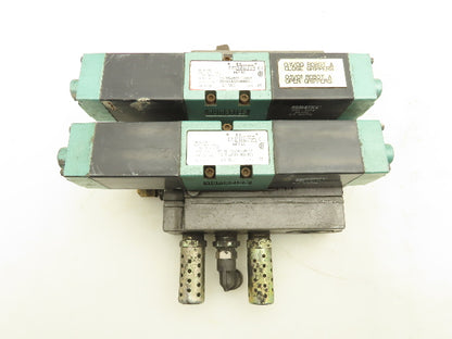 Numatics 152SS400M000061 Flexiblok 2-Staion Manifold 24VDC Solenoid Valves