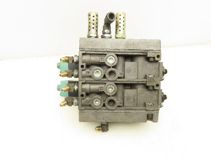 Numatics 152SS400M000061 Flexiblok 2-Staion Manifold 24VDC Solenoid Valves