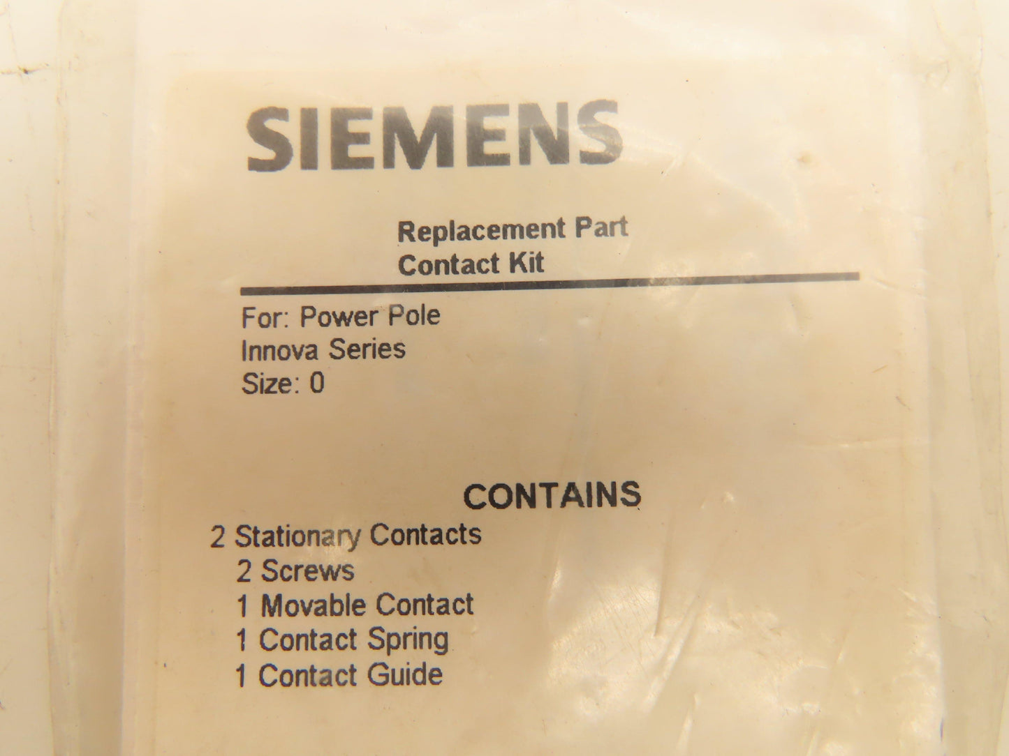 Siemens 75CF14 Contact Kit Size 0 Replacement Part Lot of 4