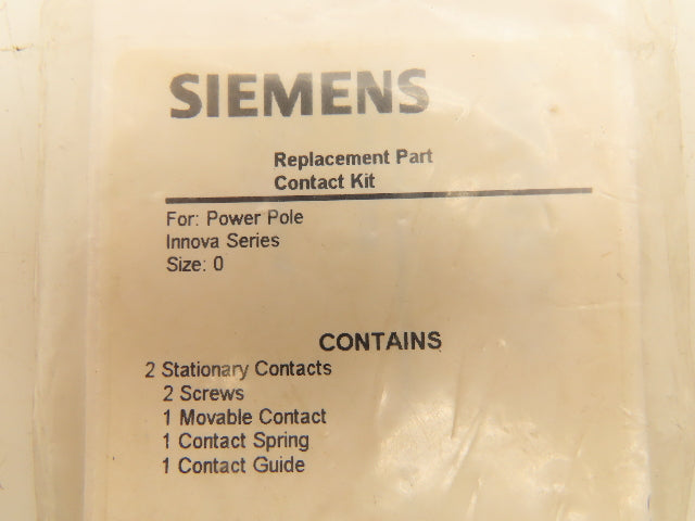 Siemens 75CF14 Contact Kit Size 0 Replacement Part Lot of 4