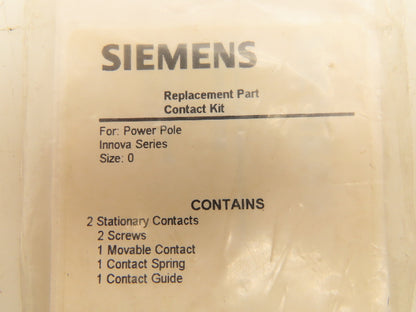 Siemens 75CF14 Contact Kit Size 0 Replacement Part Lot of 4