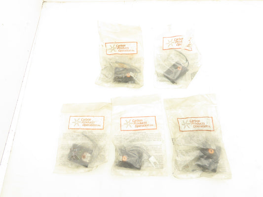 Carbon Products 8790303P24 Motor Brush 3/8x1-1/2x2-1/4" Single Wafer Lot of 5