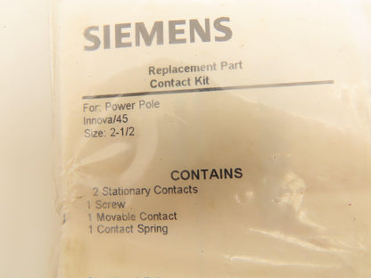 Siemens 75GF14 Contact Kit NEMA Size 2-1/2" Replacement Part