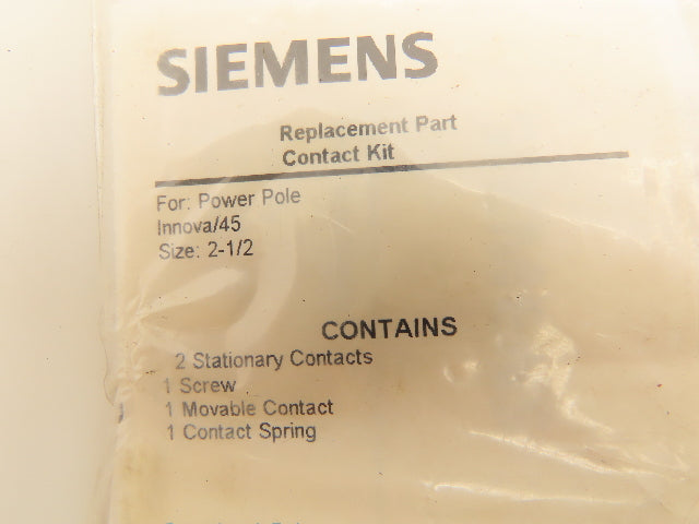 Siemens 75GF14 Contact Kit NEMA Size 2-1/2" Replacement Part