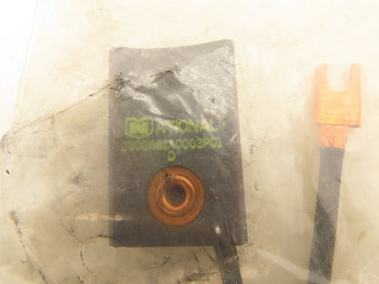 National 3300A61A0003P01 Carbon Motor Brush 5/8x1-1/2x2-3/16" Lot of 2