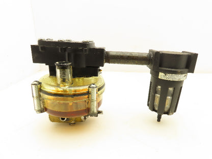 Master Pneumatics D64041 Downstream SPL Pneumatic Lubricator And Filter 1/4" NPT