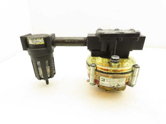 Master Pneumatics D64041 Downstream SPL Pneumatic Lubricator And Filter 1/4" NPT