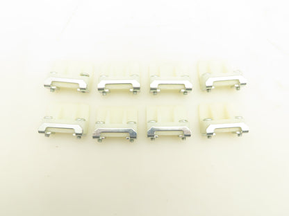 Allen Bradley 1492-CD2 Terminal Block Din Rail 4-14 Awg W/ 8 End Cap Lot of 47