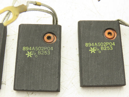 National 894A502P04 Carbon Motor Brush 3/8x1-1/4x2" Lot of 5