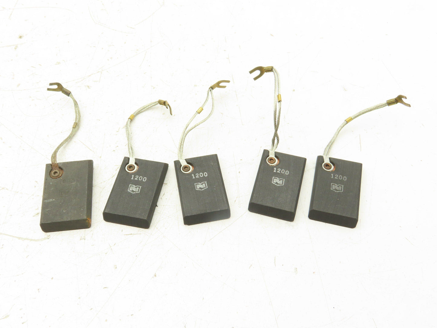 National 894A502P04 Carbon Motor Brush 3/8x1-1/4x2" Lot of 5