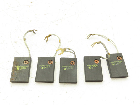 National 894A502P04 Carbon Motor Brush 3/8x1-1/4x2" Lot of 5