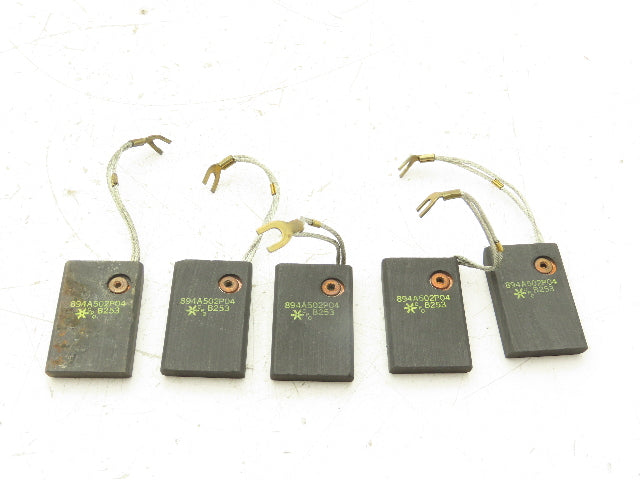 National 894A502P04 Carbon Motor Brush 3/8x1-1/4x2" Lot of 5