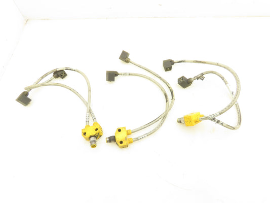 Turck VB2-FSM4.5/2TC8S2-L669-0.3/0.3 Y Splitter 4.5M M12  Lot Of 3