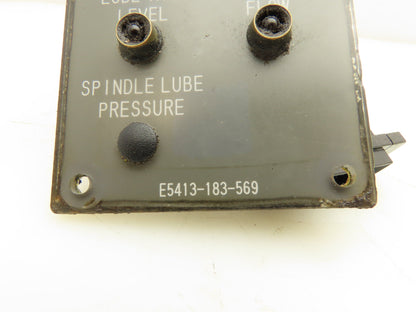 Okuma CNC Lathe OSP7000 Control Panel Chuck Indicator Lights E5413-183-569