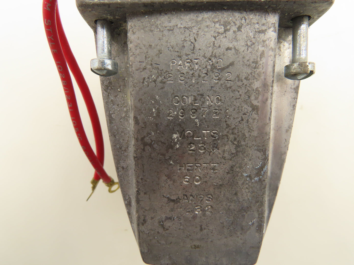 Vickers 281292 Solenoid Coil 230V .32A