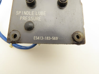 Okuma CNC Lathe OSP7000 Control Panel Spindle Chuck Indicator E5413-183-569