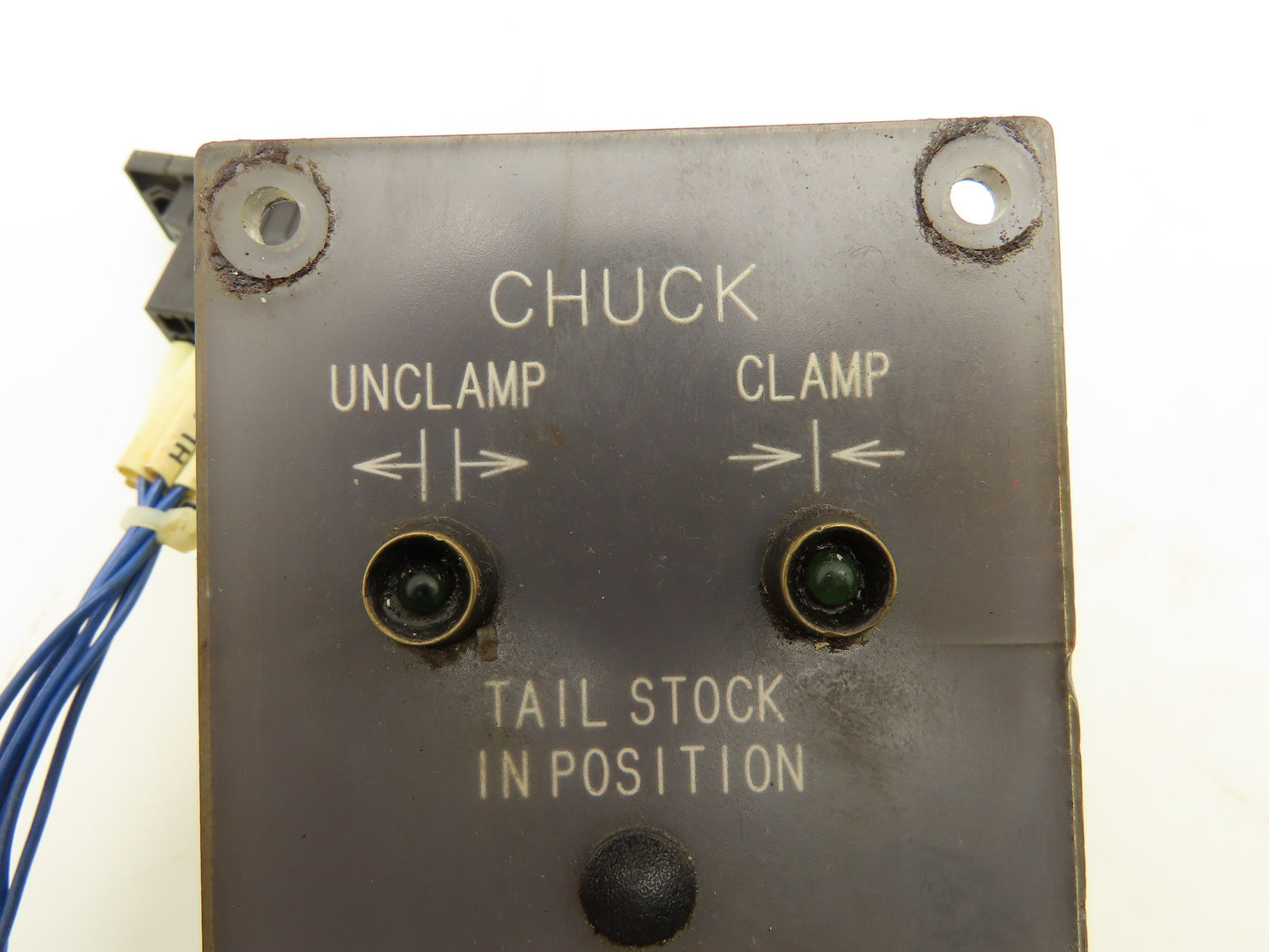 Okuma CNC Lathe OSP7000 Control Panel Spindle Chuck Indicator E5413-183-569