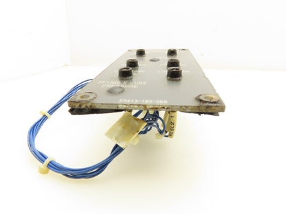 Okuma CNC Lathe OSP7000 Control Panel Spindle Chuck Indicator E5413-183-569