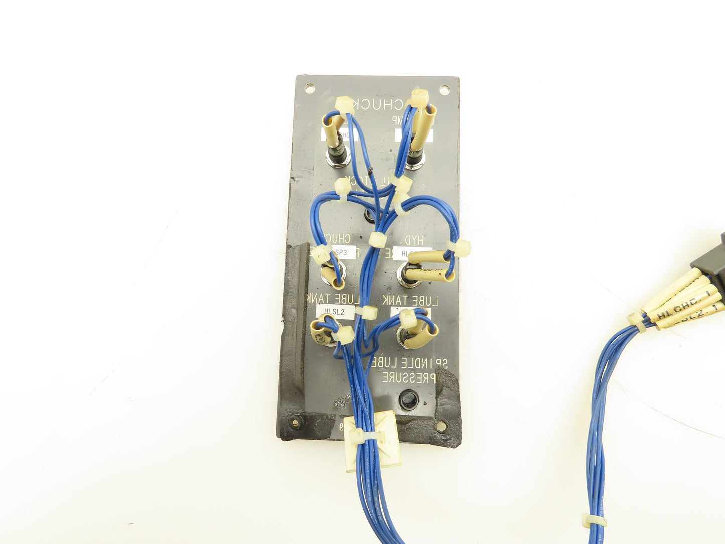 Okuma CNC Lathe OSP7000 Control Panel Spindle Chuck Indicator E5413-183-569