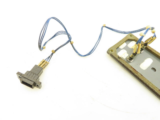 Okuma CNC Lathe OSP7000 Control Panel Spindle Chuck Indicator E5413-183-369