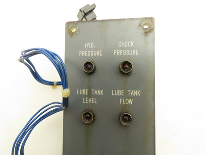 Okuma CNC Lathe OSP7000 Control Panel Chuck Pressure Indicator E5413-183-040