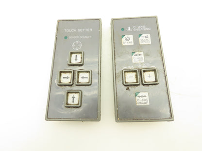 Okuma CNC Lathe OSP7000 Control Panel Touchsetter C-Axis Control Pad  Lot of 2