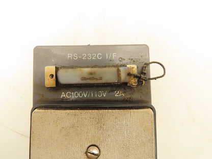 National 5A 115V 3-Prong Outlet Panel RS-232C Port  Okuma CNC Lathe   Lot of 4