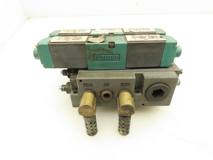 Numatics 081SS400M000061 Pneumatic Flexiblok Manifold 2/2 Position Spool Valve