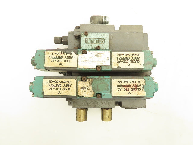 Numatics 081SS400M000061 Pneumatic Flexiblok Manifold 2/2 Position Spool Valve