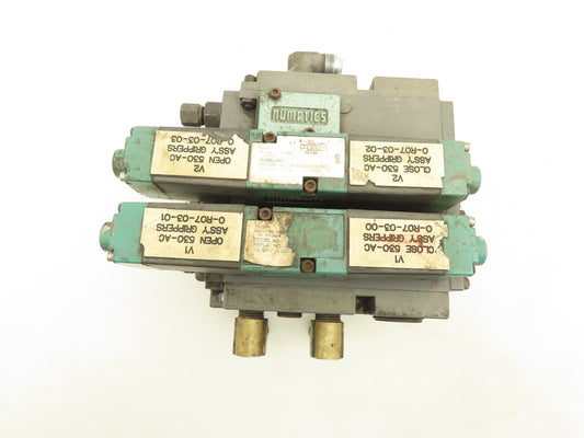 Numatics 081SS400M000061 Pneumatic Flexiblok Manifold 2/2 Position Spool Valve