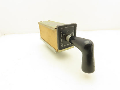 Electroswitch 8330A62G01 Rotary Cam Switch Box Type W 20A 600V 3 Position