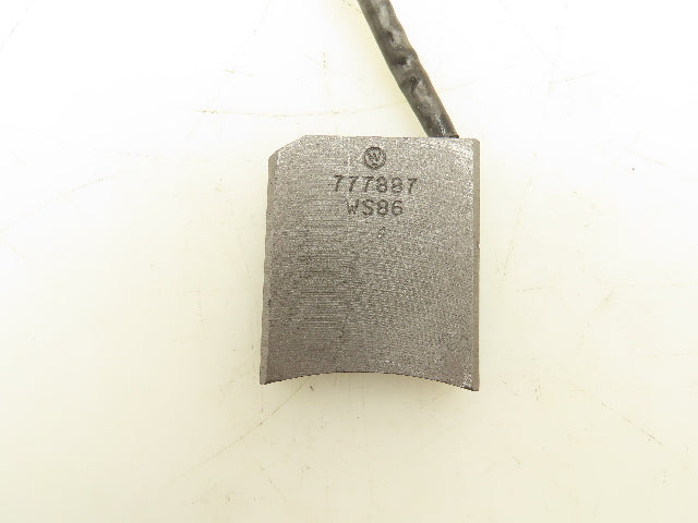 Westinghouse 777887 Carbon Motor Brush 1/2x1-3/4x2" Lot of 5