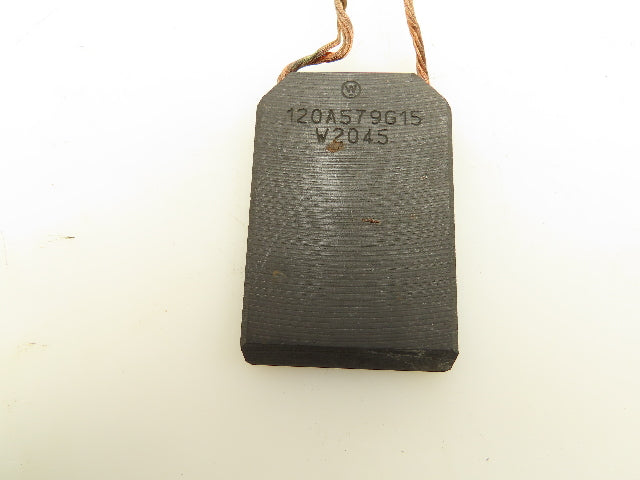 Westinghouse 120A579G15 Carbon Motor Brush 3/8x1-3/4x2-3/4" Lot of 5