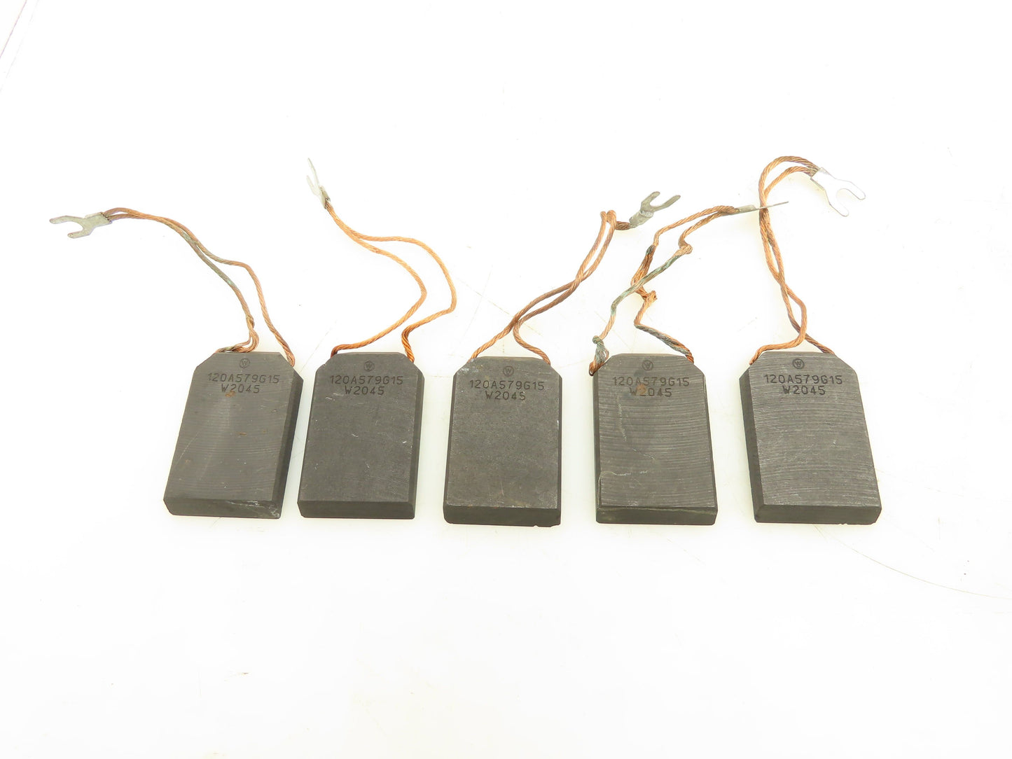 Westinghouse 120A579G15 Carbon Motor Brush 3/8x1-3/4x2-3/4" Lot of 5