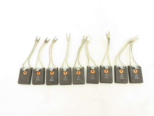 Helwig E41 Carbon Motor Brush 1/2x1-1/2x2-1/4" Lot of 9