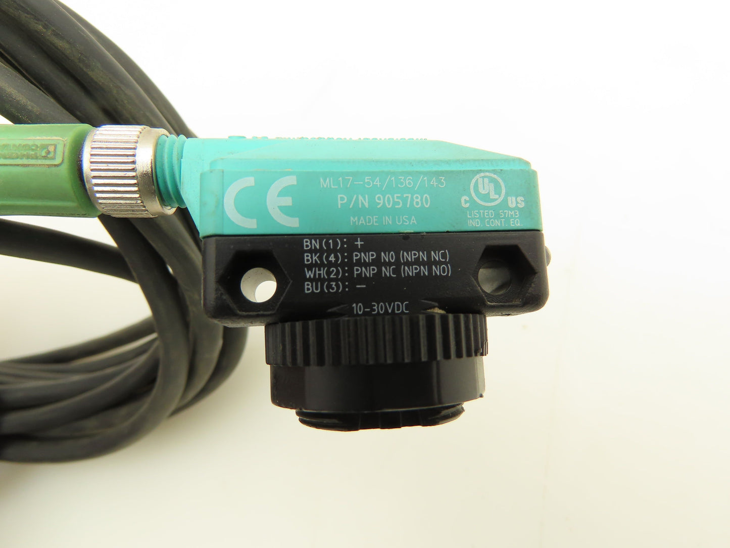 Pepperl&Fuchs ML17-54/136/143 Retroreflective Sensor LED 30VDC 3.5m Range