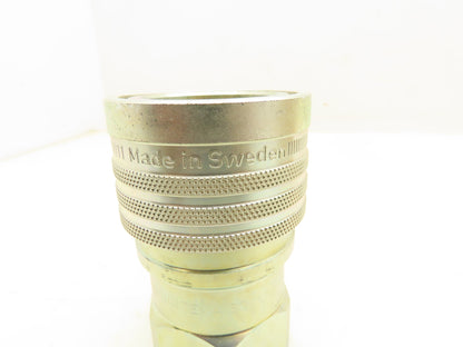 Parker IB10011 Hydraulic  1" Quick Coupler 1" Female NPT  Lot of 2