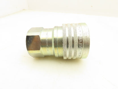 Parker IB10011 Hydraulic  1" Quick Coupler 1" Female NPT  Lot of 2