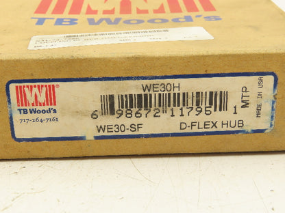 TB Woods WE30-SF D-Flex Hub 3-1/16" Finished Bore