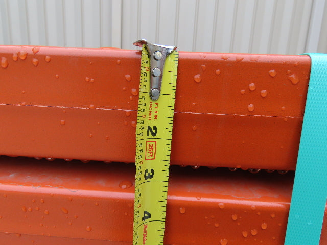 Interlake Teardrop Pallet Rack Racking Step Beam Crossmember 10' 120"x5" 5610 LB