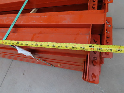 Interlake Teardrop Pallet Rack Racking Step Beam Crossmember 12' 144"x4" 2650 LB