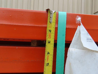 Interlake Teardrop Pallet Rack Racking Step Beam Crossmember 12' 144"x4" 2650 LB