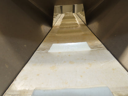 Marin G&C Bottle Cap Elevator Stainless Hopper 8" Incline Conveyor 2-15 FPM 480V