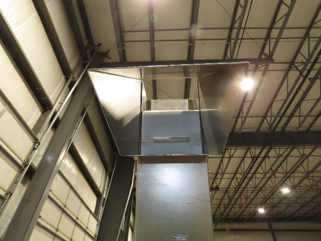 Marin G&C Bottle Cap Elevator Stainless Hopper 8" Incline Conveyor 2-15 FPM 480V